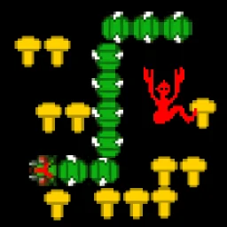 Biểu tượng Retro Centipede infest