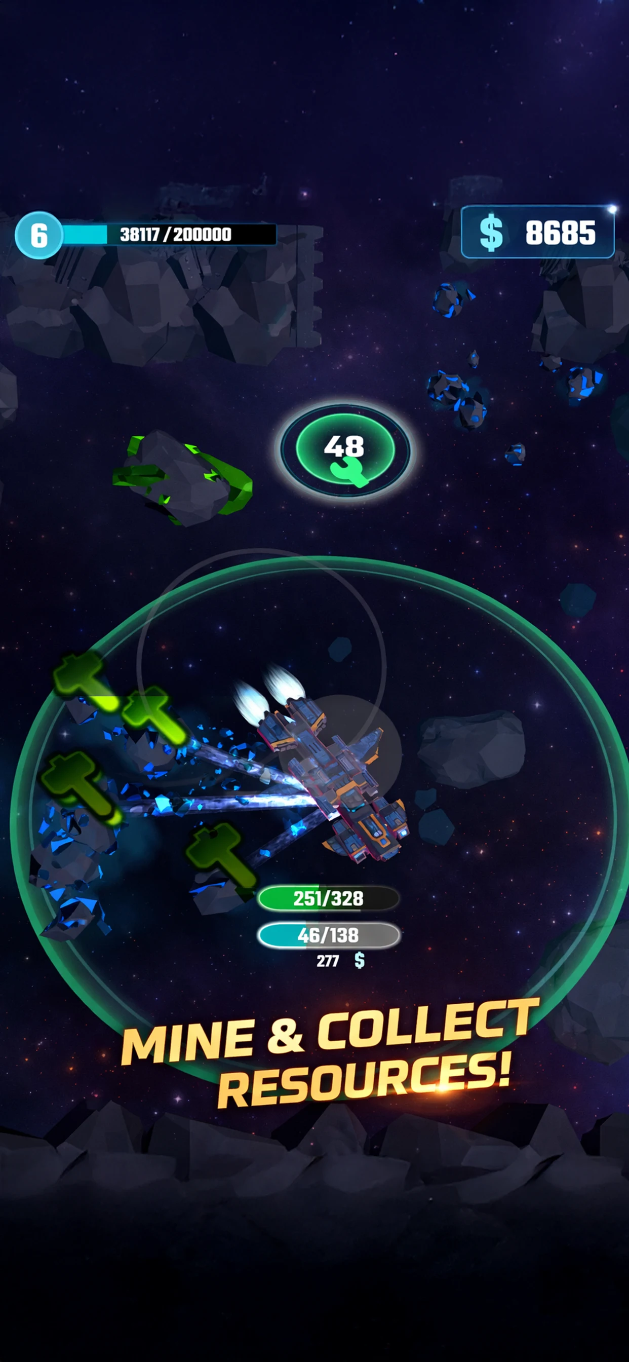 Galaxy idle screenshot